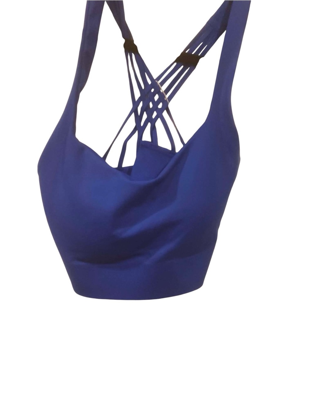NWT Lululemon Flexy Flex Strappy Longline Yoga Bra A/C Size S/M BEACH BALL